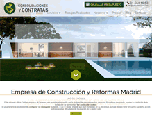 Tablet Screenshot of consolidacionesycontratas.com